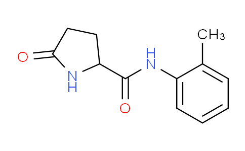 CAS No. 4193-42-4, 5-Oxo-N-(o-tolyl)pyrrolidine-2-carboxamide