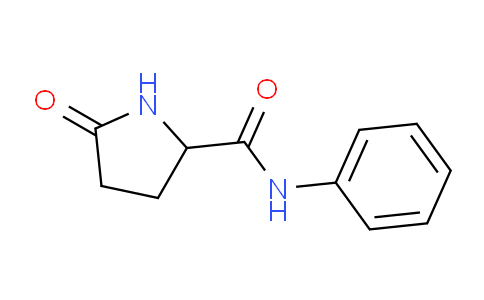 CAS No. 5626-54-0, 5-Oxo-N-phenylpyrrolidine-2-carboxamide