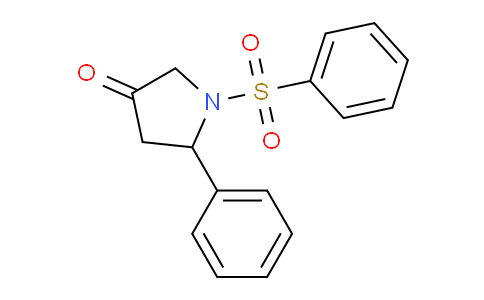 CAS No. 1270026-81-7, 5-Phenyl-1-(phenylsulfonyl)pyrrolidin-3-one