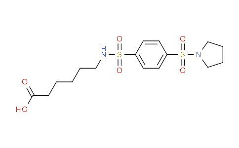 MC667557 | 793690-04-7 | 6-(4-(Pyrrolidin-1-ylsulfonyl)phenylsulfonamido)hexanoic acid