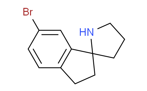 CAS No. 1211594-29-4, 6-Bromo-2,3-dihydrospiro[indene-1,2'-pyrrolidine]
