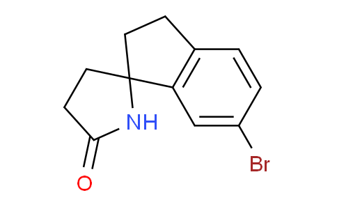 CAS No. 151484-79-6, 6-Bromo-2,3-dihydrospiro[indene-1,2'-pyrrolidin]-5'-one