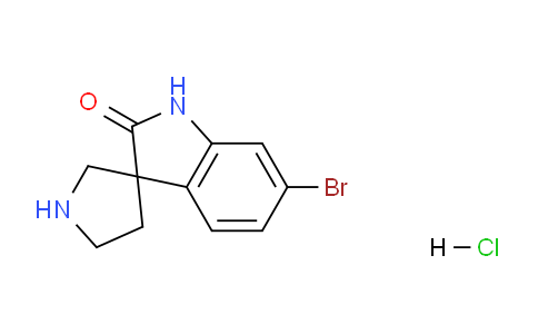 CAS No. 2247105-73-1, 6-Bromospiro[indoline-3,3'-pyrrolidin]-2-one hydrochloride