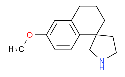 CAS No. 775529-30-1, 6-Methoxy-3,4-dihydro-2H-spiro[naphthalene-1,3'-pyrrolidine]