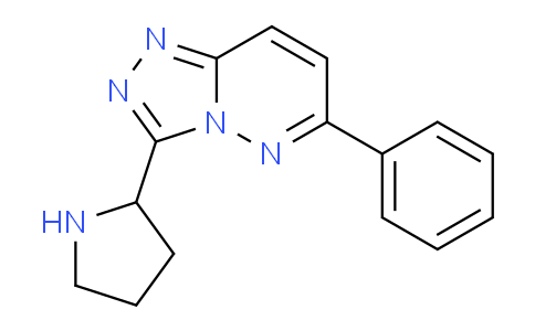 CAS No. 1713713-68-8, 6-Phenyl-3-(pyrrolidin-2-yl)-[1,2,4]triazolo[4,3-b]pyridazine