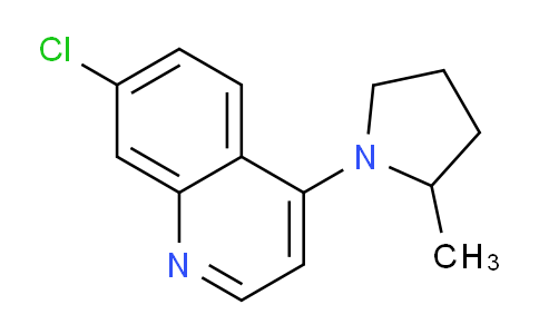 CAS No. 6281-58-9, 7-Chloro-4-(2-methylpyrrolidin-1-yl)quinoline