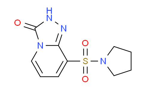 CAS No. 1291486-95-7, 8-(Pyrrolidin-1-ylsulfonyl)-[1,2,4]triazolo[4,3-a]pyridin-3(2H)-one