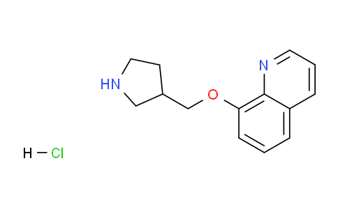 CAS No. 1219982-72-5, 8-(Pyrrolidin-3-ylmethoxy)quinoline hydrochloride