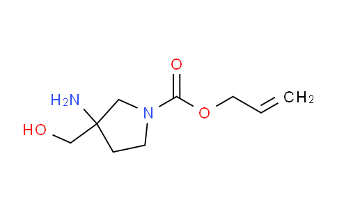 CAS No. 951625-99-3, Allyl 3-amino-3-(hydroxymethyl)pyrrolidine-1-carboxylate