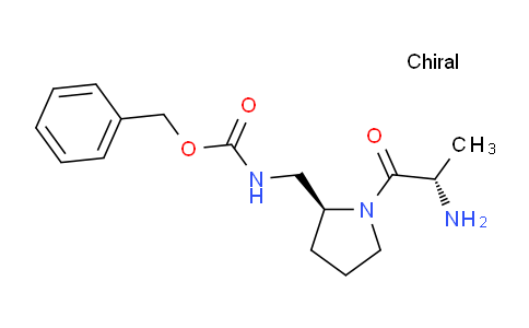 CAS No. 1401666-18-9, Benzyl (((S)-1-((S)-2-aminopropanoyl)pyrrolidin-2-yl)methyl)carbamate