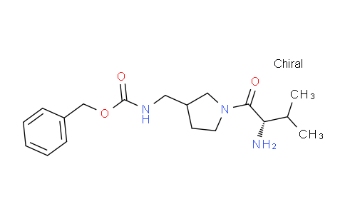 CAS No. 1354033-40-1, Benzyl ((1-((S)-2-amino-3-methylbutanoyl)pyrrolidin-3-yl)methyl)carbamate
