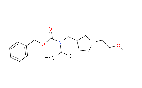 CAS No. 1353987-51-5, Benzyl ((1-(2-(aminooxy)ethyl)pyrrolidin-3-yl)methyl)(isopropyl)carbamate