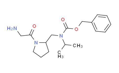 CAS No. 1353982-66-7, Benzyl ((1-(2-aminoacetyl)pyrrolidin-2-yl)methyl)(isopropyl)carbamate