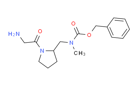 CAS No. 1353946-70-9, Benzyl ((1-(2-aminoacetyl)pyrrolidin-2-yl)methyl)(methyl)carbamate