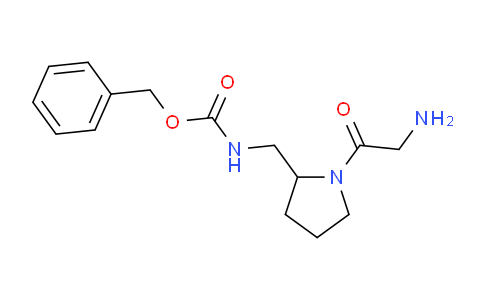 CAS No. 1353973-66-6, Benzyl ((1-(2-aminoacetyl)pyrrolidin-2-yl)methyl)carbamate
