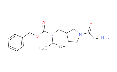 CAS No. 1353964-01-8, Benzyl ((1-(2-aminoacetyl)pyrrolidin-3-yl)methyl)(isopropyl)carbamate