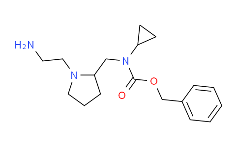 CAS No. 1353962-23-8, Benzyl ((1-(2-aminoethyl)pyrrolidin-2-yl)methyl)(cyclopropyl)carbamate