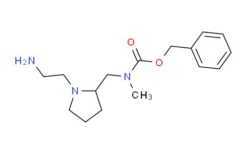 CAS No. 1353956-35-0, Benzyl ((1-(2-aminoethyl)pyrrolidin-2-yl)methyl)(methyl)carbamate