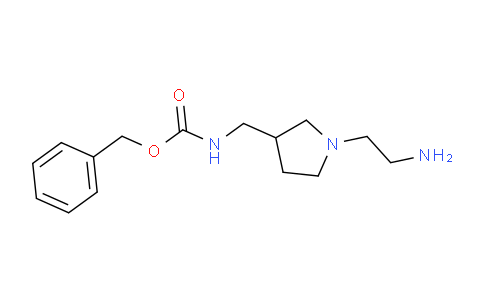 CAS No. 1353984-61-8, Benzyl ((1-(2-aminoethyl)pyrrolidin-3-yl)methyl)carbamate