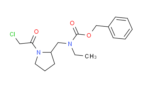 CAS No. 1353981-50-6, Benzyl ((1-(2-chloroacetyl)pyrrolidin-2-yl)methyl)(ethyl)carbamate