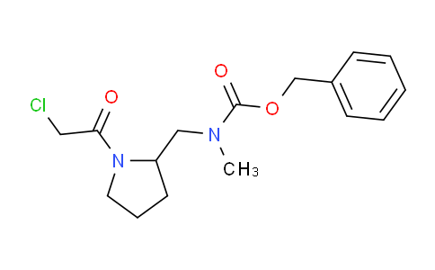 CAS No. 1353957-47-7, Benzyl ((1-(2-chloroacetyl)pyrrolidin-2-yl)methyl)(methyl)carbamate