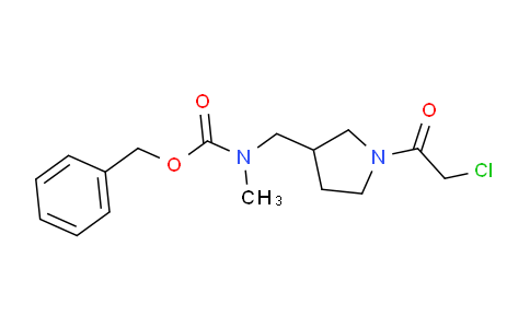 CAS No. 1353946-28-7, Benzyl ((1-(2-chloroacetyl)pyrrolidin-3-yl)methyl)(methyl)carbamate