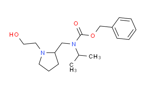 CAS No. 1353961-50-8, Benzyl ((1-(2-hydroxyethyl)pyrrolidin-2-yl)methyl)(isopropyl)carbamate