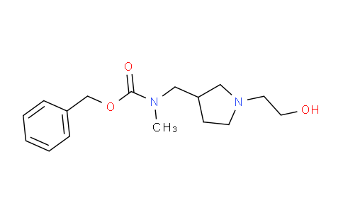 CAS No. 1353989-06-6, Benzyl ((1-(2-hydroxyethyl)pyrrolidin-3-yl)methyl)(methyl)carbamate
