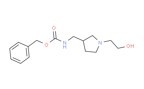 CAS No. 1353972-69-6, Benzyl ((1-(2-hydroxyethyl)pyrrolidin-3-yl)methyl)carbamate