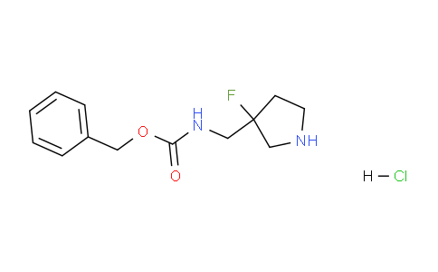 CAS No. 1422344-31-7, Benzyl ((3-fluoropyrrolidin-3-yl)methyl)carbamate hydrochloride