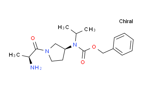 CAS No. 1401666-02-1, Benzyl ((S)-1-((S)-2-aminopropanoyl)pyrrolidin-3-yl)(isopropyl)carbamate