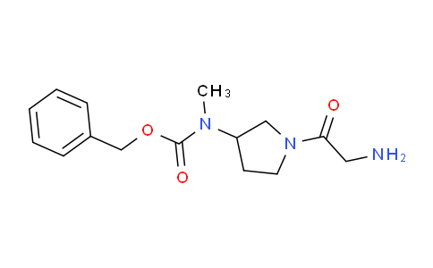 CAS No. 1353946-61-8, Benzyl (1-(2-aminoacetyl)pyrrolidin-3-yl)(methyl)carbamate