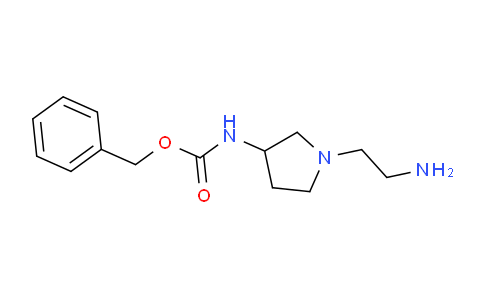 CAS No. 1353945-85-3, Benzyl (1-(2-aminoethyl)pyrrolidin-3-yl)carbamate