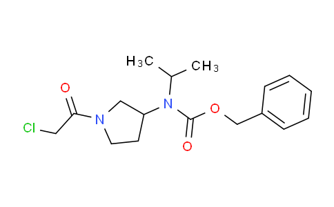 CAS No. 1353976-99-4, Benzyl (1-(2-chloroacetyl)pyrrolidin-3-yl)(isopropyl)carbamate