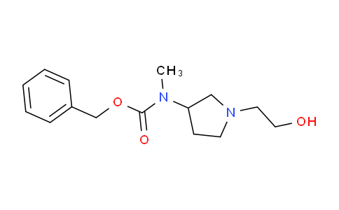 CAS No. 1353972-76-5, Benzyl (1-(2-hydroxyethyl)pyrrolidin-3-yl)(methyl)carbamate