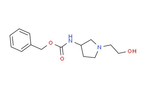 CAS No. 1353974-86-3, Benzyl (1-(2-hydroxyethyl)pyrrolidin-3-yl)carbamate