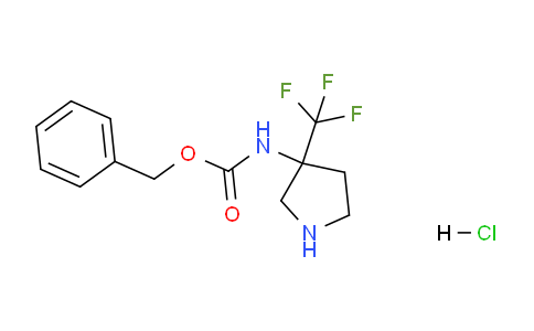 CAS No. 1824018-19-0, Benzyl (3-(trifluoromethyl)pyrrolidin-3-yl)carbamate hydrochloride
