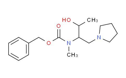 CAS No. 886362-97-6, Benzyl (3-hydroxy-1-(pyrrolidin-1-yl)butan-2-yl)(methyl)carbamate