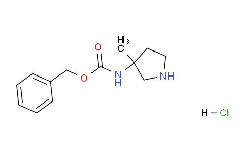 CAS No. 1951441-24-9, Benzyl (3-methylpyrrolidin-3-yl)carbamate hydrochloride
