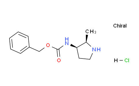 CAS No. 1951444-30-6, Benzyl (cis-2-methylpyrrolidin-3-yl)carbamate hydrochloride