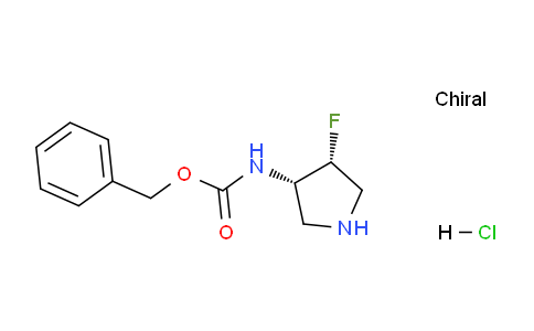 CAS No. 1951441-41-0, Benzyl (cis-4-fluoropyrrolidin-3-yl)carbamate hydrochloride