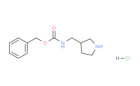 CAS No. 1179361-27-3, Benzyl (pyrrolidin-3-ylmethyl)carbamate hydrochloride