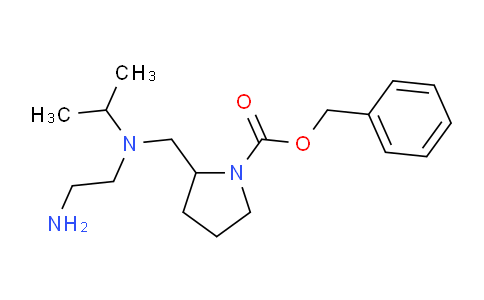 CAS No. 1353960-87-8, Benzyl 2-(((2-aminoethyl)(isopropyl)amino)methyl)pyrrolidine-1-carboxylate
