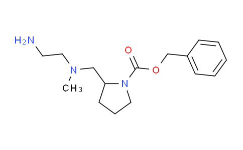 CAS No. 1353962-42-1, Benzyl 2-(((2-aminoethyl)(methyl)amino)methyl)pyrrolidine-1-carboxylate