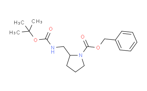 CAS No. 1260666-89-4, Benzyl 2-(((tert-butoxycarbonyl)amino)methyl)pyrrolidine-1-carboxylate