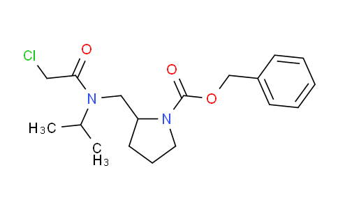 CAS No. 1353964-08-5, Benzyl 2-((2-chloro-N-isopropylacetamido)methyl)pyrrolidine-1-carboxylate