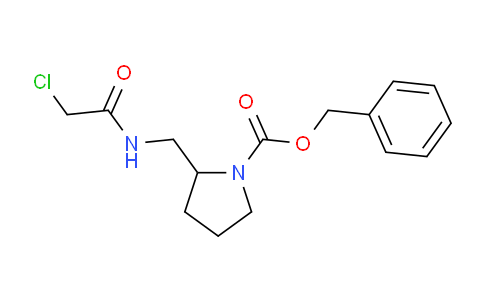 CAS No. 1353988-38-1, Benzyl 2-((2-chloroacetamido)methyl)pyrrolidine-1-carboxylate