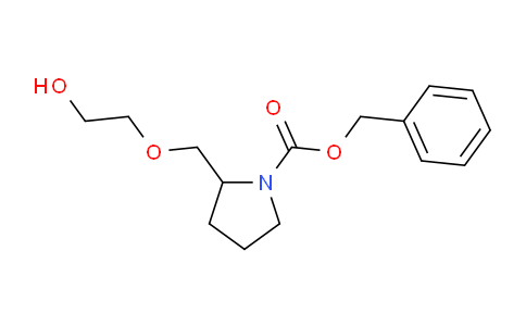 CAS No. 1353961-55-3, Benzyl 2-((2-hydroxyethoxy)methyl)pyrrolidine-1-carboxylate