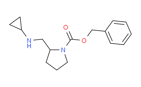 CAS No. 1353964-30-3, Benzyl 2-((cyclopropylamino)methyl)pyrrolidine-1-carboxylate