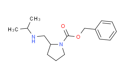 CAS No. 1353989-55-5, Benzyl 2-((isopropylamino)methyl)pyrrolidine-1-carboxylate